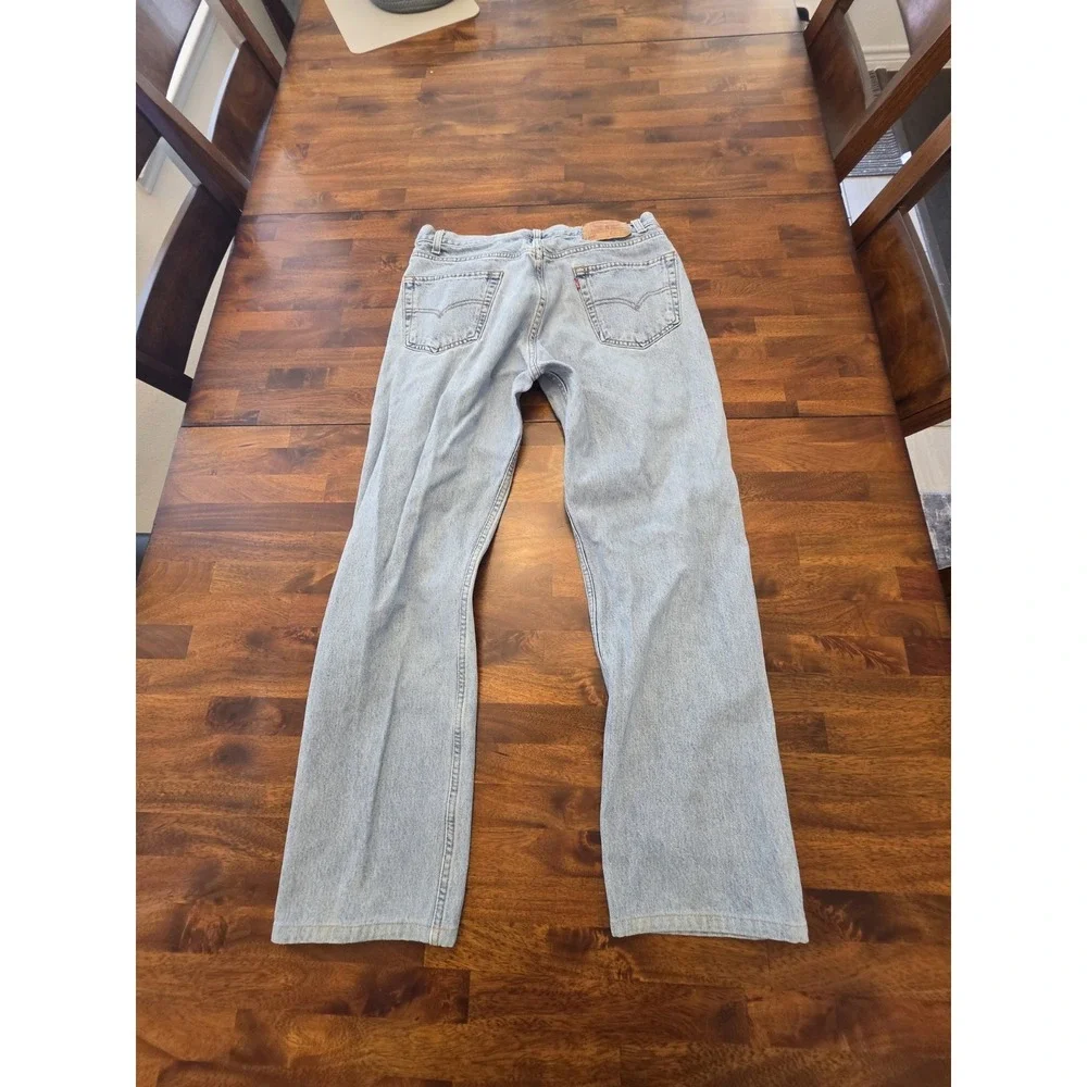 Levi's 505 Men's Cotton Vintage 1999‎ Jeans - Light Stonewash,36×32 Straight Leg